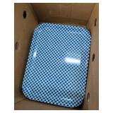 Lot of Assorted Serving Trays Melamine Silverplate Royal Lace Placemats