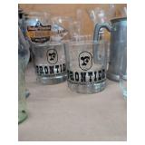 Assorted Vintage Barware Drinkware Lot Harley-Davidson Frontier