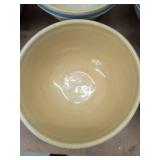 Vintage Mixing Bowls Stoneware & Green Glass Assorted Kitchen Lot