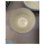 Vintage Mixing Bowls Stoneware & Green Glass Assorted Kitchen Lot