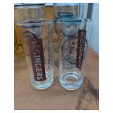 Vintage Assorted Barware Advertising Glasses Stemware Mixed Lot