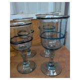 Vintage Assorted Barware Advertising Glasses Stemware Mixed Lot