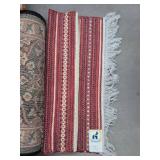 Lot of Vintage Throw Pillows & Accent Rugs Mixed Textile Decor