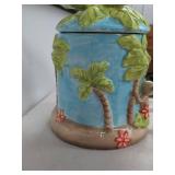 Target Home Sea to Shore Monkey Ceramic Beverage Dispenser w Lid