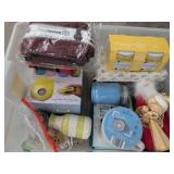 Box Lot of Assorted Home Decor Kitchen Giftware & Craft Items