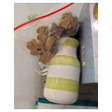 Box Lot of Assorted Home Decor Kitchen Giftware & Craft Items