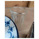 Mixed Vintage Pottery & Glass Housewares Bowl Platter Dish Tumbler