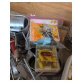 Vintage Kitchen Gadget Lot Ekco Daisy Server Sifter Utensils