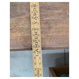 Antique Quarter Sawn Oak Parlor Lamp Table Pedestal Base 28in