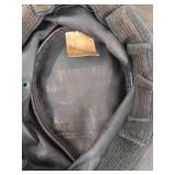 Barmah Australian Bush Hat Kangaroo Leather Squashy Foldaway w Bag
