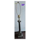 34" Lamp with No Shade WORKS