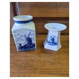 Blue vase and candle Folder