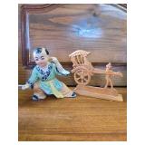 Chinese Figurine and Wood Art