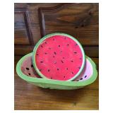Watermelon Bowl and Plates