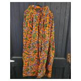 Orange African Skirt, Matching Top In Next Lot