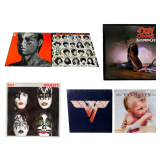 Rolling Stones, Ozzy Orbourne, Kiss, Van Halen