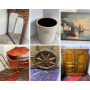 Roshells Antique Store, Crocks, Stoneware, WV Glass, Artwork, Furniture, Collectibles 