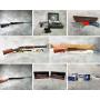30 Firearms, Ammo, Knives, Scopes