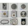 Gold Coins, Silver Bars & Dollars, American Eagles, Gold Jewelry
