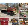 1960 Dodge Truck, 1951 Ford Truck, Farmall Tractor, Tools, Household 