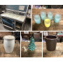 Stoneware, Cast Iron and Glassware