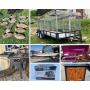 Bass Boat, Trailer, Tools, Furniture 