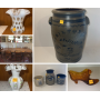 Crocks, Fenton, Pfaltzgraff, Antiques, Glassware 