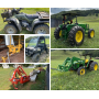 John Deere Tractors, Hay Equipment, Farm Contents  