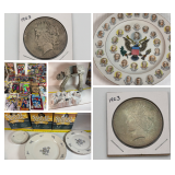 Vintage Star Wars, Collectables, Sports Cards, Silver Coins, Watches    