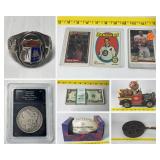 Collector Toys, Coins, Sports Memorabilia 