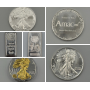 Ten Ounce Silver Bars, Silver Eagles, 5 Ounce Coins, Proof Sets 