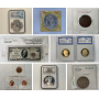 Graded Coins, Silver Eagles, Errors, Notes 