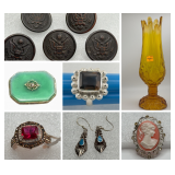 Silver and Diamond Jewelry and Collectibles 