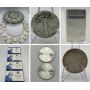 Ten Ounce Silver Bars, Peace Dollars, Walking Liberty Halves, Mexico 1oz Silver Dollars 