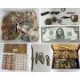 Paper Money, Jewelry, Coins & Stamp Collection 