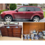 2010 Subaru Forester, Furniture, Sterling Silver, Glassware 