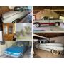 GMC Truck, Cadillac, Oldsmobile, Antique Furniture, Glassware 