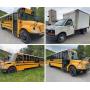 School Buses, Ford Vans, Massey Ferguson Tractor 