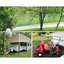 RV Camper and Golf Cart  