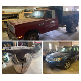 Dump Truck, Subaru, Anvil & Tools - The Estate of William L. Javins 