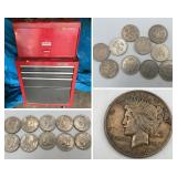 Silver Coins, Ammo and Tools