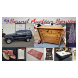 SAS Jeep, Antiques, Silver, Tiller, Online Auction