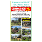 Hagansport & ONLINE Farm/Moving Auction