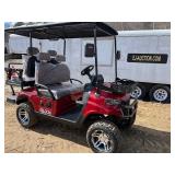 New red electric golf cart SDLGC80