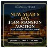 New Year's Day $14 Million Mansion Online Auction