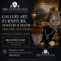 Gallery Art, Furniture, Jewelry, and Decor Online Auction