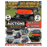 2017 Intimidator DX4 UTV W/ Electric/Hydro Snow Plow - LIKE NEW!