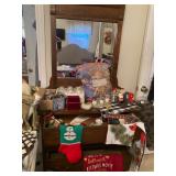 chest and mirror $300