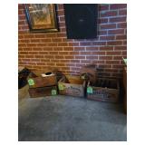 Local wood beer crates, Oshkosh, Menasha Brewery