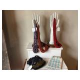 30% off purses and 50% off glove displays 